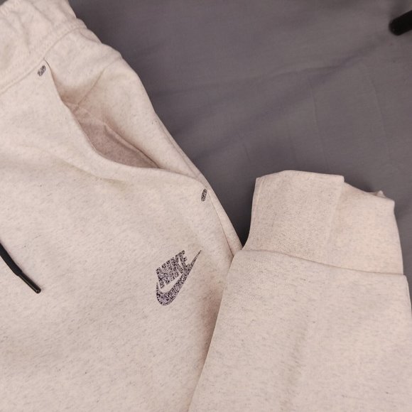 Nike Sportswear Tech Fleece Joggers White Heather DD4706 100 Men's XL-2XL - Picture 8 of 9